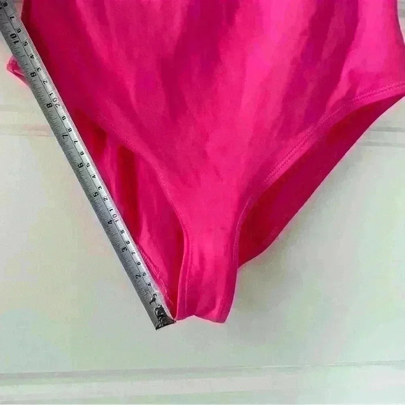 PINK ONE PIECE  SWIMWEAR SQUAD SIZE S-M - Picture 2 of 10